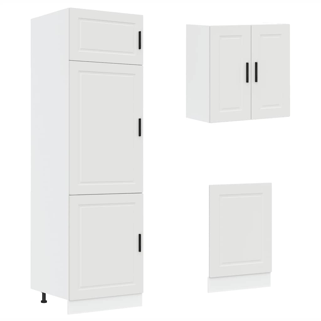 vidaXL 8 Piece Kitchen Cabinet Set "Porto" White Engineered Wood 5