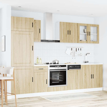 vidaXL 8 Piece Kitchen Cabinet Set "Porto" Sonoma Oak Engineered Wood 3