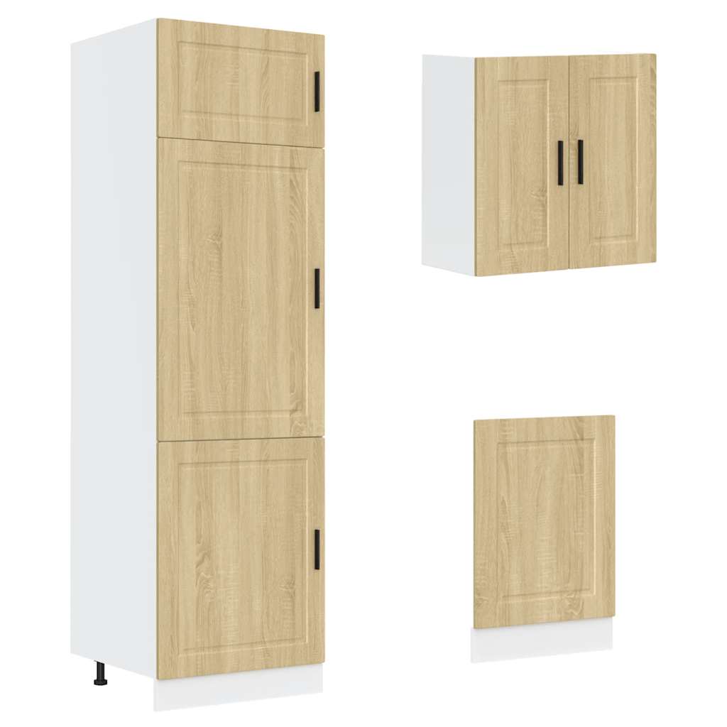 vidaXL 8 Piece Kitchen Cabinet Set "Porto" Sonoma Oak Engineered Wood 5