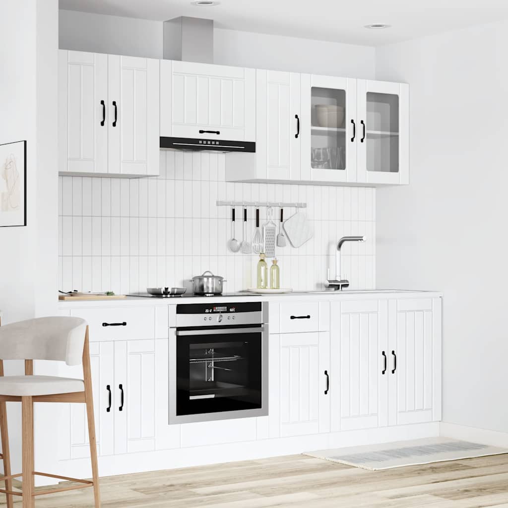 vidaXL 8 Piece Kitchen Cabinet Set "Kalmar" White Engineered Wood 3