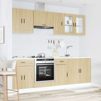 vidaXL 8 Piece Kitchen Cabinet Set "Porto" Sonoma Oak Engineered Wood 3