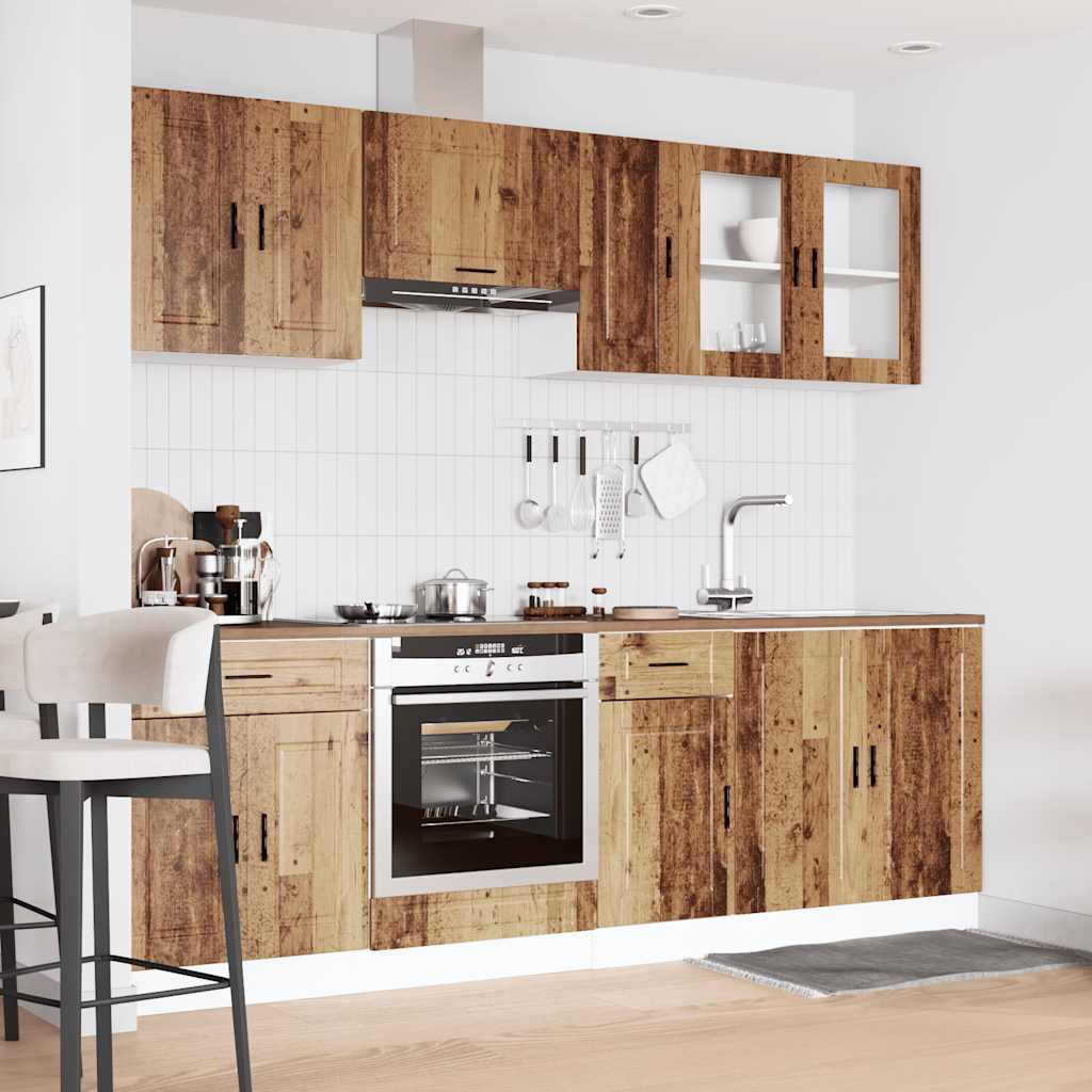vidaXL 8 Piece Kitchen Cabinet Set "Kalmar" Old Wood Engineered Wood 3