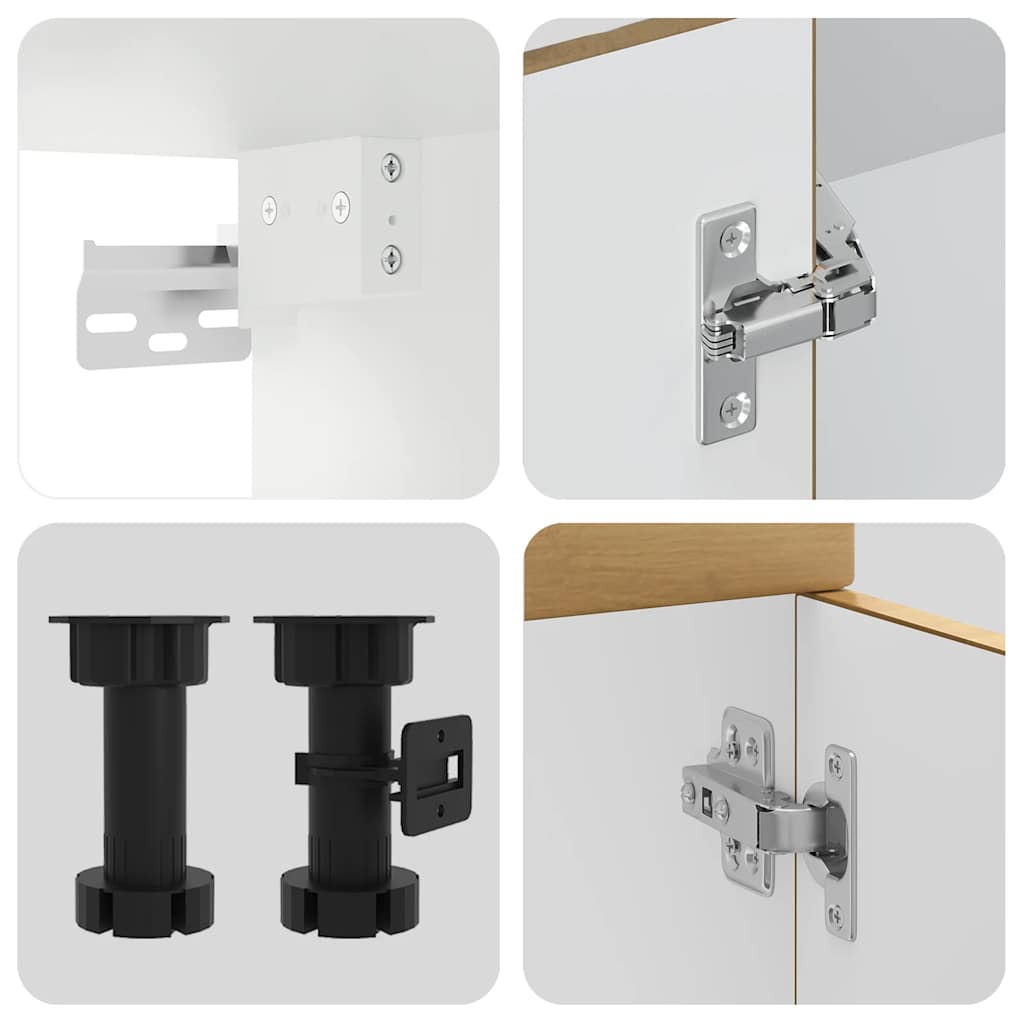 vidaXL 8 Piece Kitchen Cabinet Set "Kalmar" Artisan Oak Engineered Wood 6