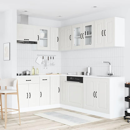 vidaXL 11 Piece Kitchen Cabinet Set "Kalmar" White Engineered Wood 3