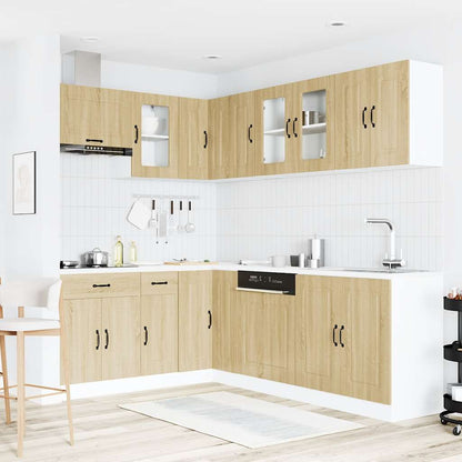 vidaXL 11 Piece Kitchen Cabinet Set "Kalmar" Sonoma Oak Engineered Wood 3