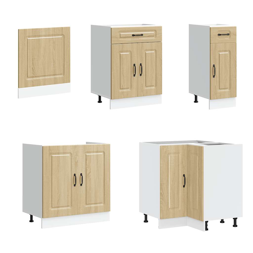 vidaXL 11 Piece Kitchen Cabinet Set "Kalmar" Sonoma Oak Engineered Wood 4