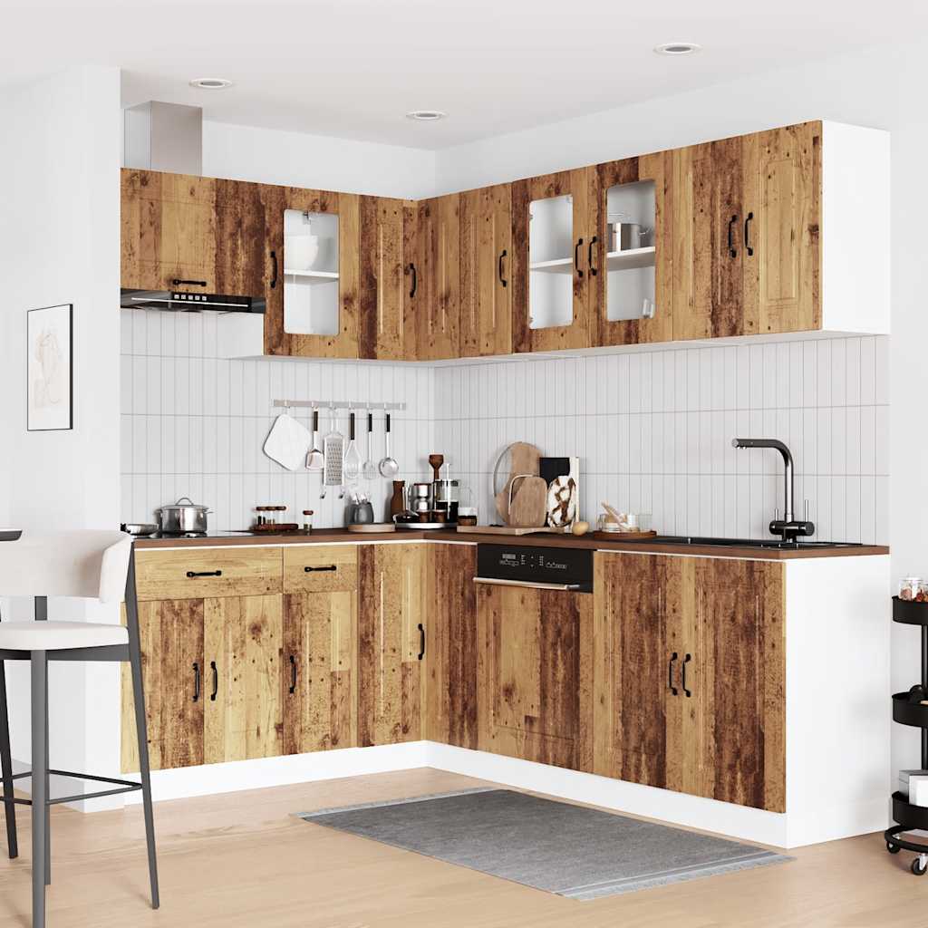 vidaXL 11 Piece Kitchen Cabinet Set "Kalmar" Old Wood Engineered Wood 3