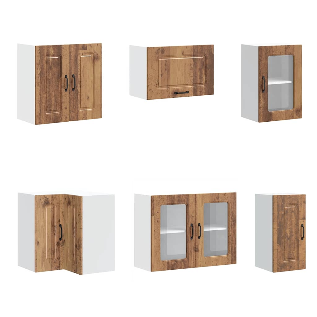 vidaXL 11 Piece Kitchen Cabinet Set "Kalmar" Old Wood Engineered Wood 5