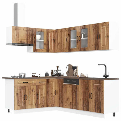 vidaXL 11 Piece Kitchen Cabinet Set "Kalmar" Old Wood Engineered Wood 1