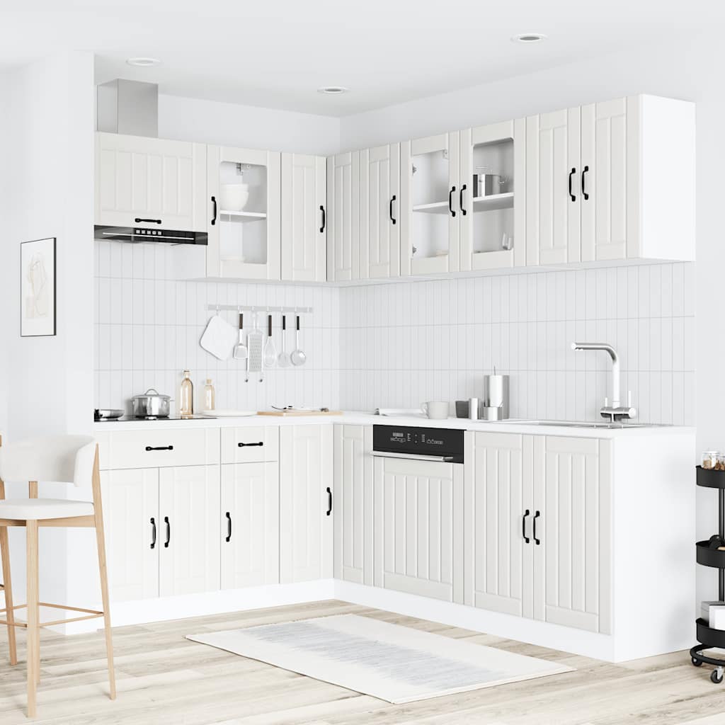 vidaXL 11 Piece Kitchen Cabinet Set "Lucca" White Engineered Wood 3