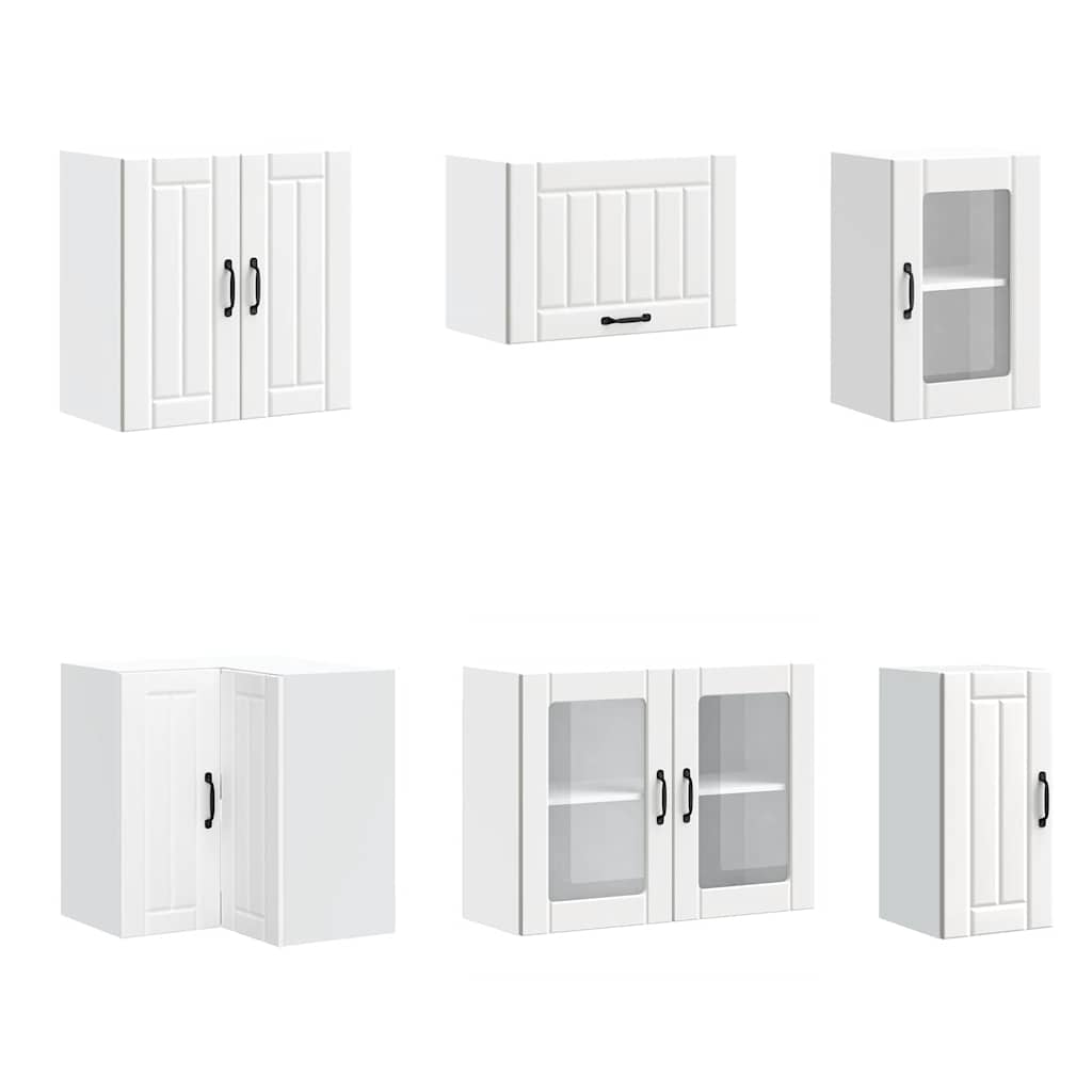 vidaXL 11 Piece Kitchen Cabinet Set "Lucca" White Engineered Wood 5