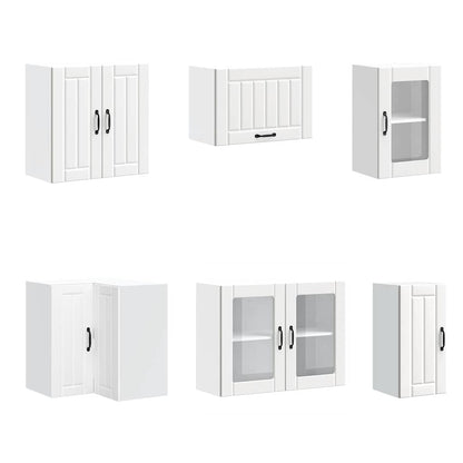 vidaXL 11 Piece Kitchen Cabinet Set "Lucca" White Engineered Wood 5