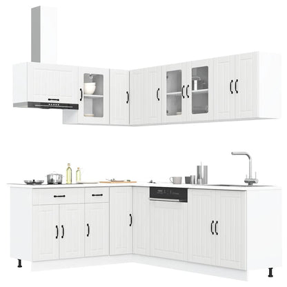 vidaXL 11 Piece Kitchen Cabinet Set "Lucca" White Engineered Wood 1