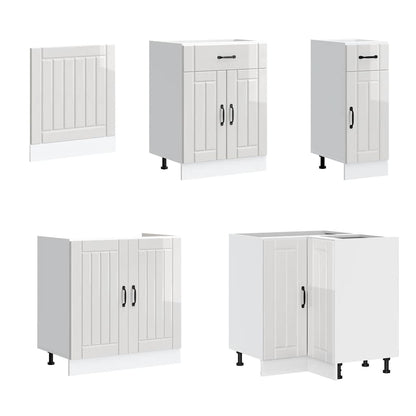 vidaXL 11 Piece Kitchen Cabinet Set "Lucca" Gloss White Engineered Wood 4