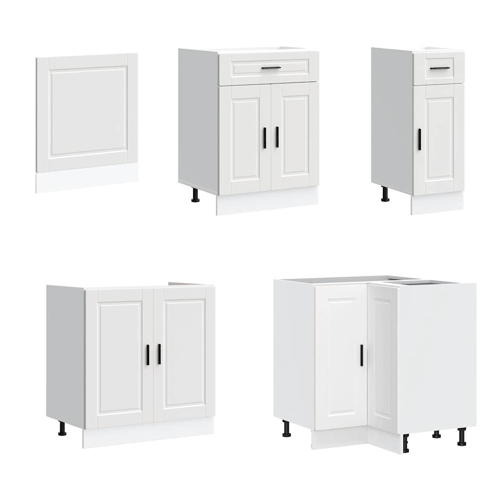vidaXL 11 Piece Kitchen Cabinet Set "Porto" White Engineered Wood 4