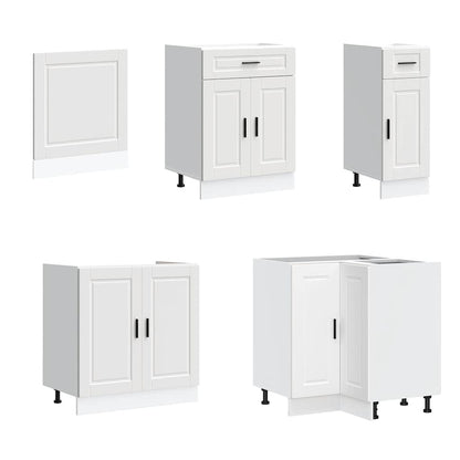 vidaXL 11 Piece Kitchen Cabinet Set "Porto" White Engineered Wood 4