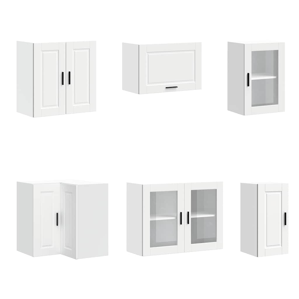 vidaXL 11 Piece Kitchen Cabinet Set "Porto" White Engineered Wood 5
