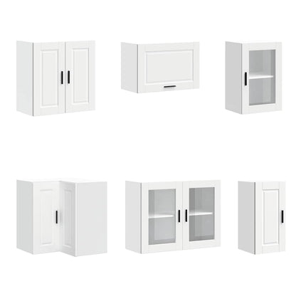 vidaXL 11 Piece Kitchen Cabinet Set "Porto" White Engineered Wood 5