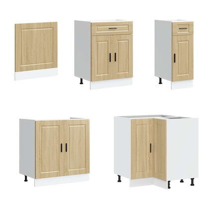 vidaXL 11 Piece Kitchen Cabinet Set "Porto" Sonoma Oak Engineered Wood 4