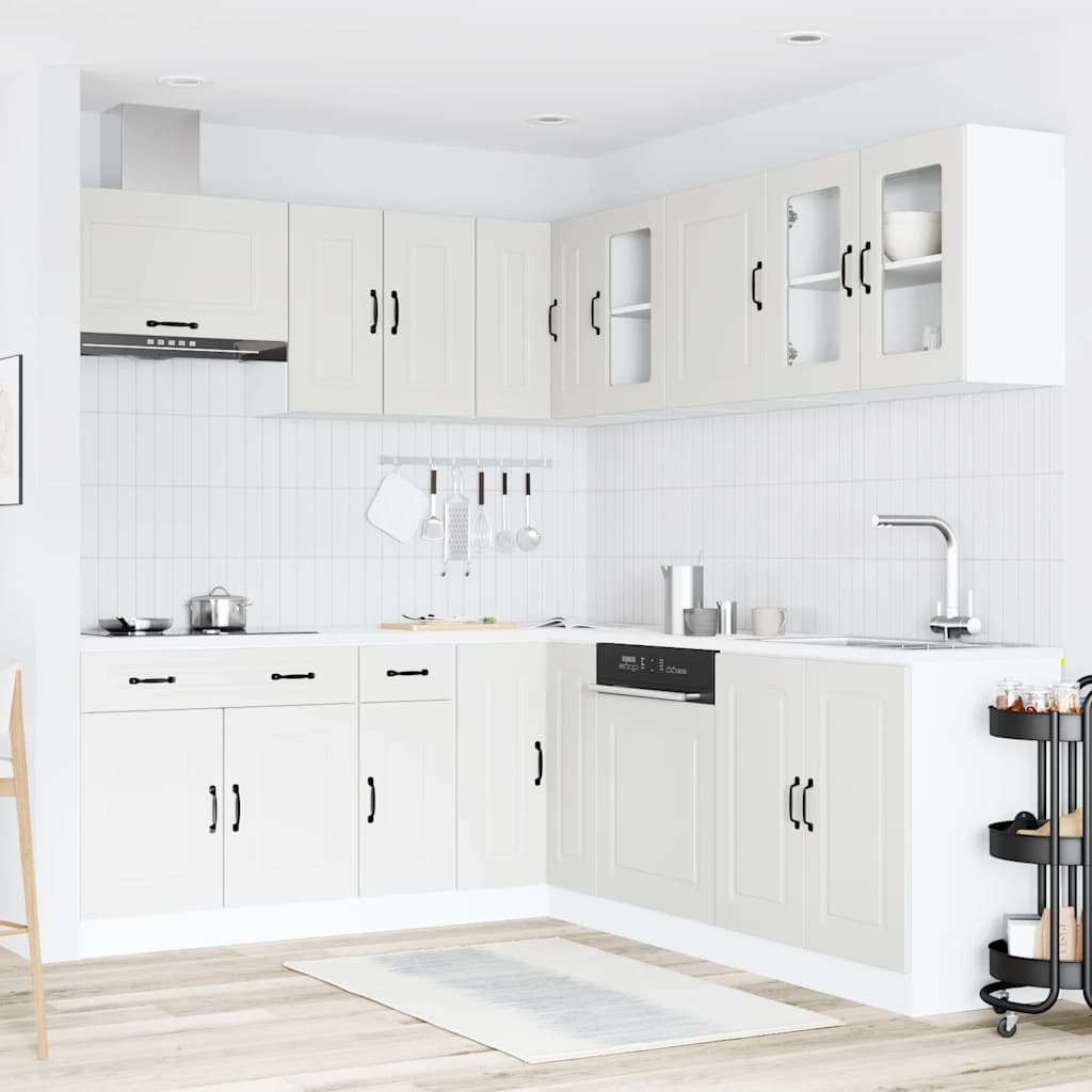 vidaXL 11 Piece Kitchen Cabinet Set "Kalmar" White Engineered Wood 3