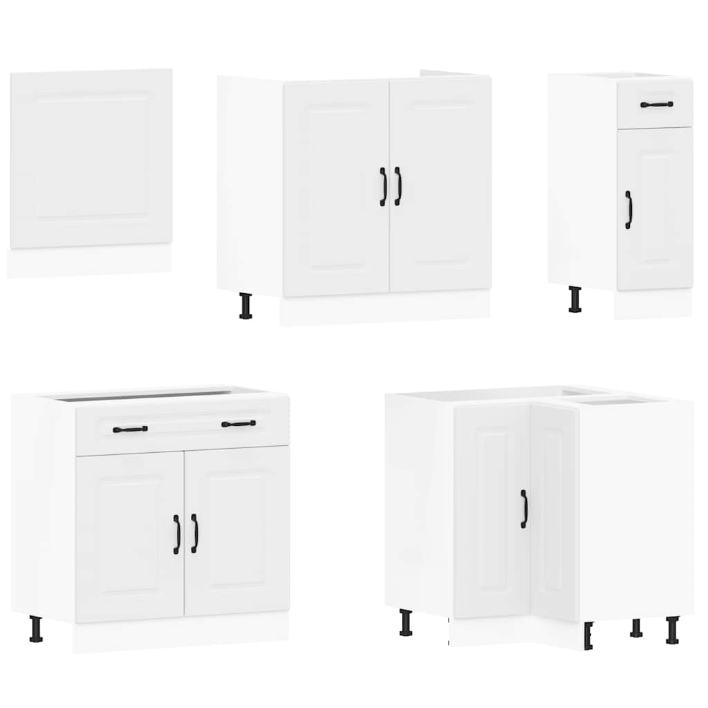 vidaXL 11 Piece Kitchen Cabinet Set "Kalmar" White Engineered Wood 4