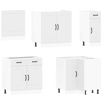 vidaXL 11 Piece Kitchen Cabinet Set "Kalmar" White Engineered Wood 4