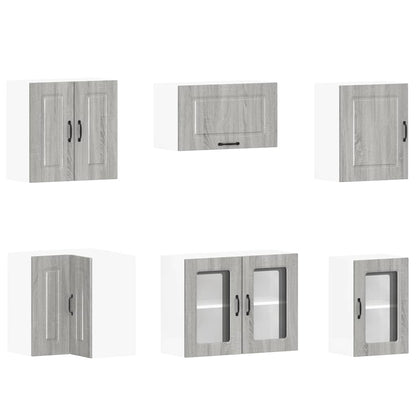 vidaXL 11 Piece Kitchen Cabinet Set "Kalmar" Grey Sonoma Engineered Wood 5