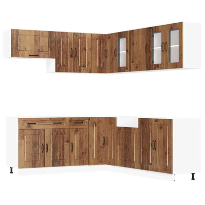 vidaXL 11 Piece Kitchen Cabinet Set "Kalmar" Old Wood Engineered Wood 2