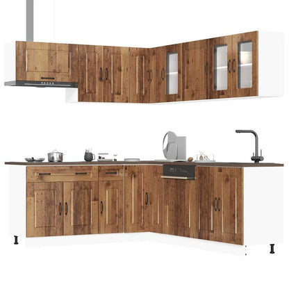 vidaXL 11 Piece Kitchen Cabinet Set "Kalmar" Old Wood Engineered Wood 1