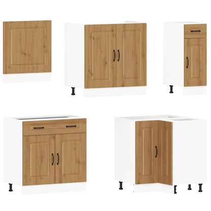 vidaXL 11 Piece Kitchen Cabinet Set "Kalmar" Artisan Oak Engineered Wood 4