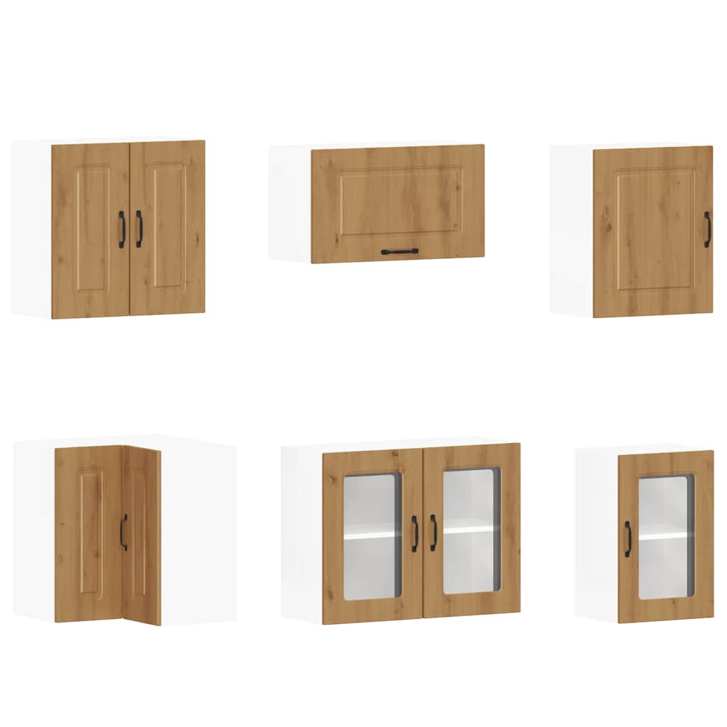 vidaXL 11 Piece Kitchen Cabinet Set "Kalmar" Artisan Oak Engineered Wood 5