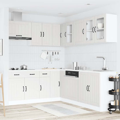 vidaXL 11 Piece Kitchen Cabinet Set "Lucca" White Engineered Wood 3
