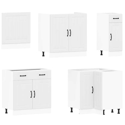 vidaXL 11 Piece Kitchen Cabinet Set "Lucca" White Engineered Wood 4