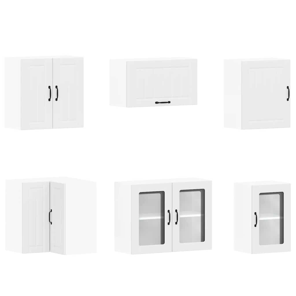 vidaXL 11 Piece Kitchen Cabinet Set "Lucca" White Engineered Wood 5