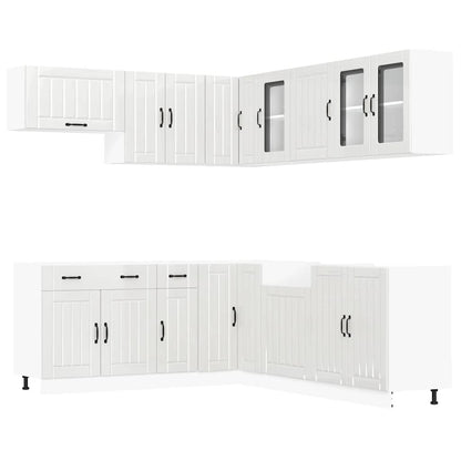 vidaXL 11 Piece Kitchen Cabinet Set "Lucca" Gloss White Engineered Wood 2