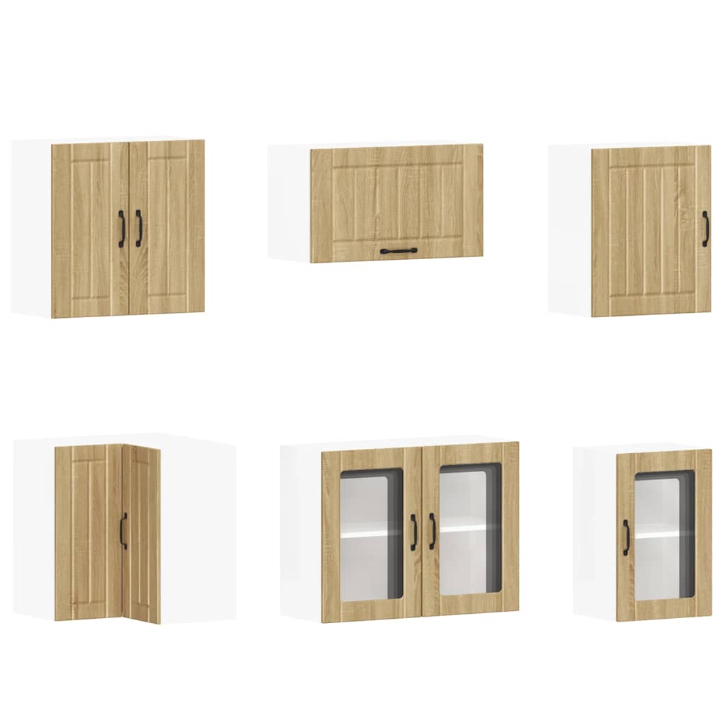 vidaXL 11 Piece Kitchen Cabinet Set "Lucca" Sonoma Oak Engineered Wood 5
