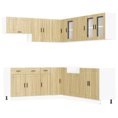 11 Piece Kitchen Cabinet Set "Porto" Engineered Wood Sonoma oak