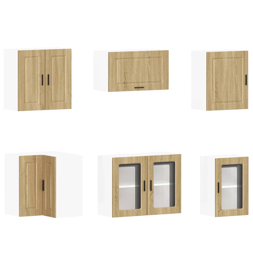vidaXL 11 Piece Kitchen Cabinet Set "Porto" Sonoma Oak Engineered Wood 5