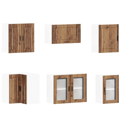 vidaXL 11 Piece Kitchen Cabinet Set "Porto" Old Wood Engineered Wood 5