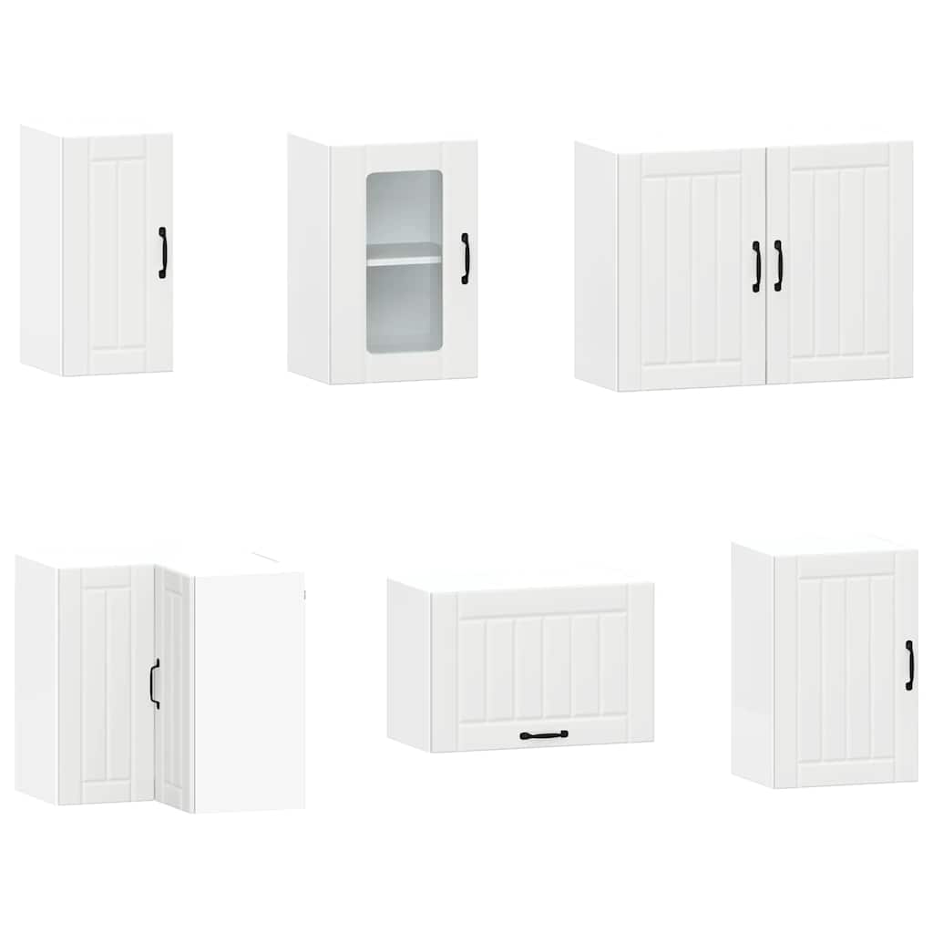 vidaXL 11 Piece Kitchen Cabinet Set "Kalmar" White Engineered Wood 5