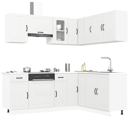 vidaXL 11 Piece Kitchen Cabinet Set "Kalmar" White Engineered Wood 1