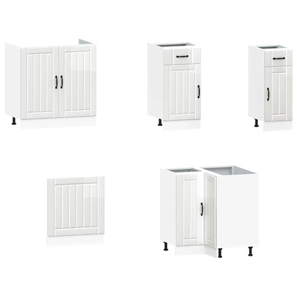 vidaXL 11 Piece Kitchen Cabinet Set "Kalmar" Gloss White Engineered Wood 4