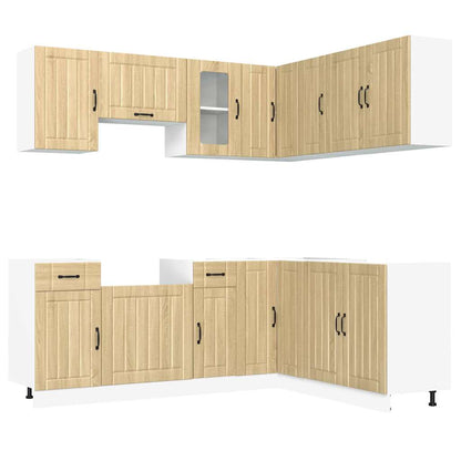 vidaXL 11 Piece Kitchen Cabinet Set "Kalmar" Sonoma Oak Engineered Wood 2