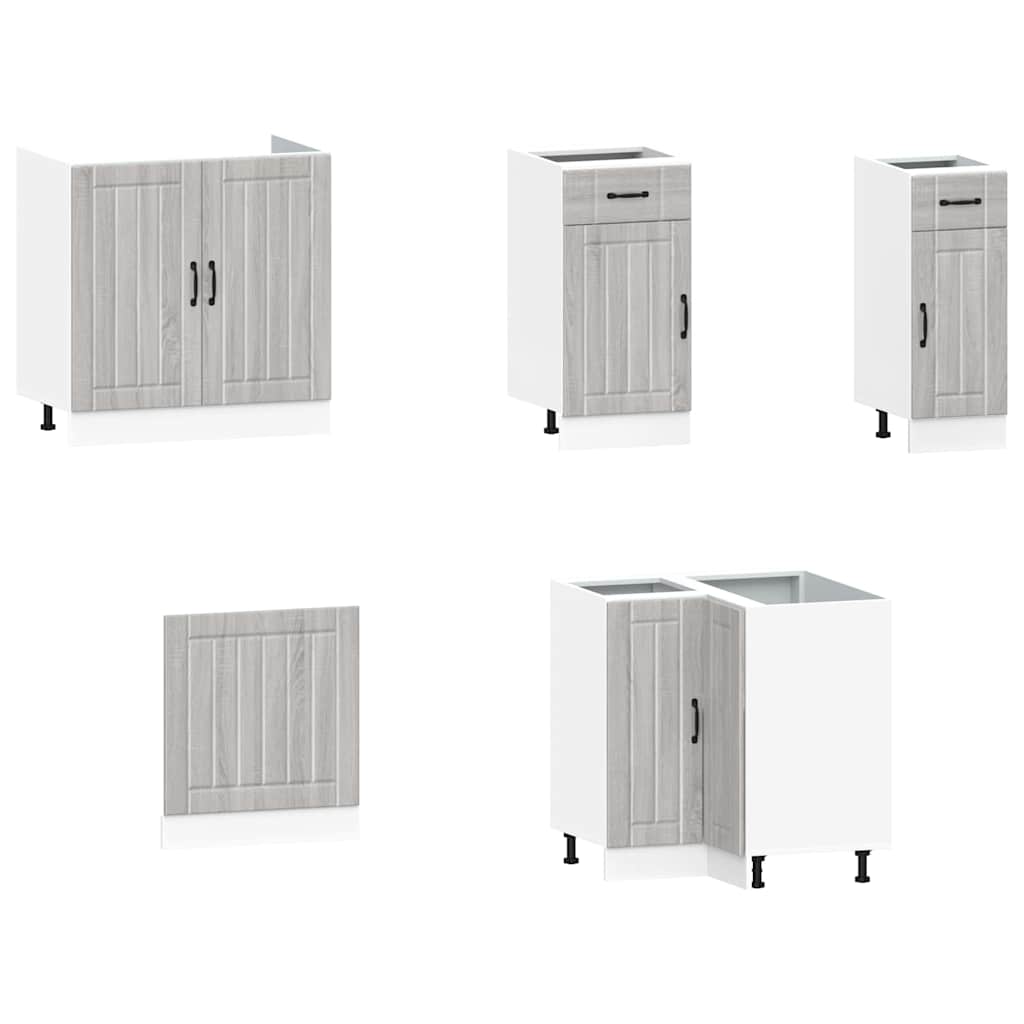 vidaXL 11 Piece Kitchen Cabinet Set "Kalmar" Grey Sonoma Engineered Wood 4