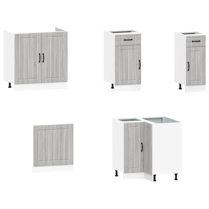 vidaXL 11 Piece Kitchen Cabinet Set "Kalmar" Grey Sonoma Engineered Wood 4