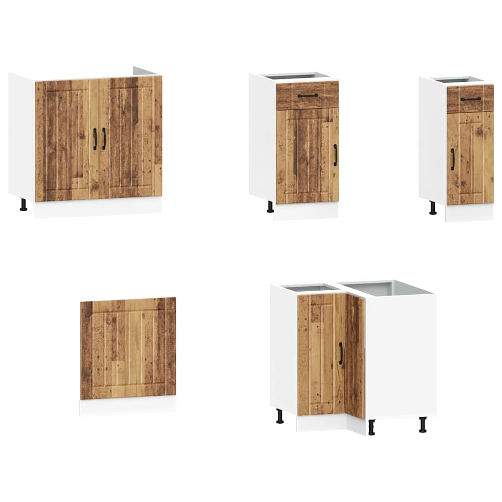 vidaXL 11 Piece Kitchen Cabinet Set "Kalmar" Old Wood Engineered Wood 4