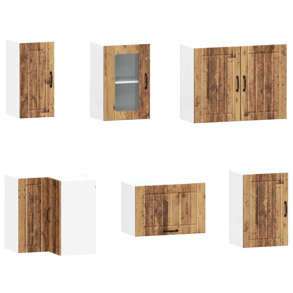 vidaXL 11 Piece Kitchen Cabinet Set "Kalmar" Old Wood Engineered Wood 5