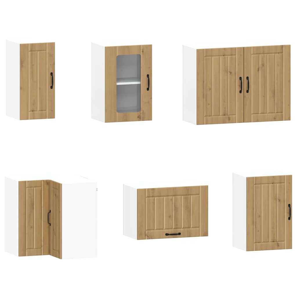 vidaXL 11 Piece Kitchen Cabinet Set "Kalmar" Artisan Oak Engineered Wood 5