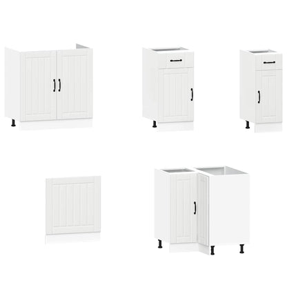 vidaXL 11 Piece Kitchen Cabinet Set "Lucca" White Engineered Wood 4