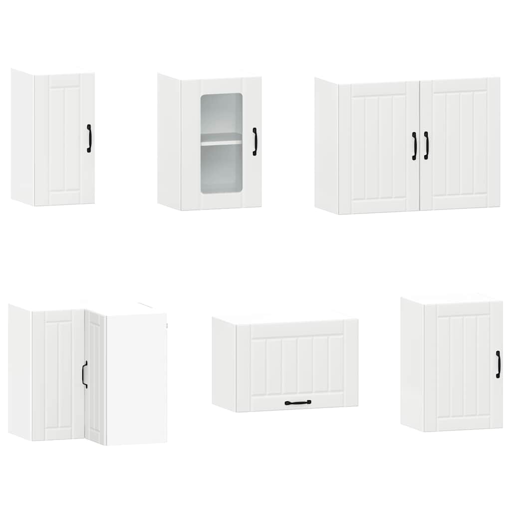vidaXL 11 Piece Kitchen Cabinet Set "Lucca" White Engineered Wood 5
